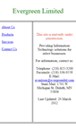 Mobile Screenshot of evergreenltd.com